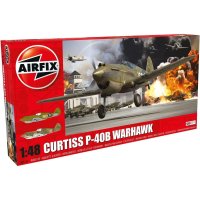 Airfix WWII Curtiss Warhawk 1 48 군용 항공기 프라모델 P-40B