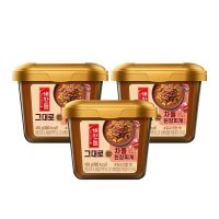 CJ제일제당 그대로끓여먹는차돌된장찌개양념450G X 3개