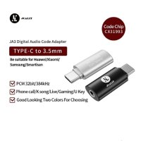 안드로이드 폰용  CX31993 3.5mm DAC USB C 오디오 코드 어댑터