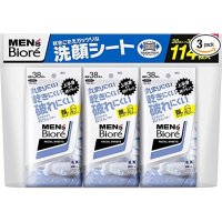 맨즈비오레 얼굴 땀닦는시트 데오드란트티슈 38매 3개세트
