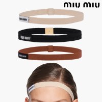 미우미우 헤어밴드 머리띠 Scrunchie 스크런치