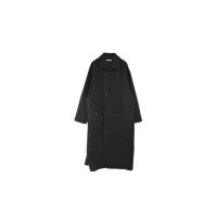 오라리 싱글 브레스티드 울 코트 A22AC02WM DARK NAVY