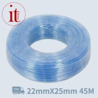 국산 PVC 호스 22mmX25mm 45M 투명호스 물 호수