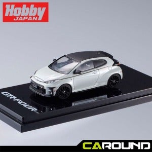 하비재팬 1:64 토요타 GR 야리스 RZ 하이퍼포먼스 GR 파츠 - 플래티넘 화이트 펄