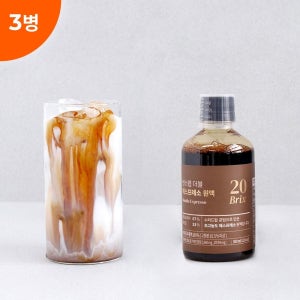 [빈스랩] 더블에스프레소 콜드브루 더치커피 3병