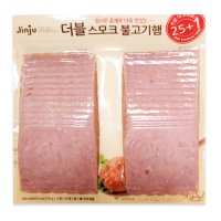 진주햄 진주 더블 스모크 불고기햄 500g 냉장 국산닭고기 살균 숯불갈비맛 참나무훈제 슬라이스햄 샌드위치 토스트