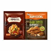 올반 꿔바로우 1 2kg x 2봉 치킨텐더 440g