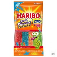 미국 Haribo 하리보 사워 스트리머 구미 젤리 204g