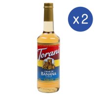 토라니 크림 드 바나나 플레이버 과일 시럽 2개 Torani Creme de Banana Flavoring Fruit Syrup