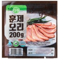 녹차먹인 다향오리 훈제슬라이스 200g 7팩 erz