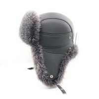 메텔 모자 귀달이 비니 군용 방한모 털 모자winter hat leather 70 57