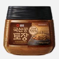 샘표 국산콩 토장 100 콩 맛있는 집 된장 450g