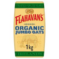 영국발송 1팩 플라하반 아이리쉬 오가닉 점보 오트밀 1kg Flahavan’s Irish Organic Jumbo Oats