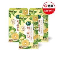 샘표 샘표 순작 콜드브루 0kcal 과일허브티 청귤차 20T 3개