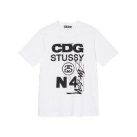 스투시 x CDG 티셔츠