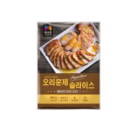 목우촌 훈제 오리 슬라이스 400g 오리 훈제 고기 로스 구이