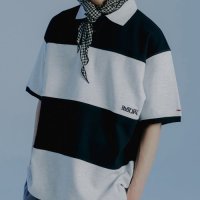 ROMANTIC CROWN 스트라이프 럭비 폴로 STRIPE RUGBY POLO