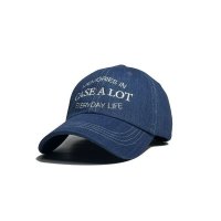 CASE A LOT Denim stitch ball cap - deep