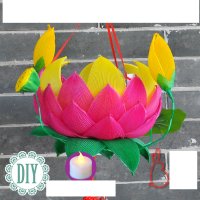 연등 만들기 DIY 재료 연꽃 부처님오신날 소원등 속지 DIY 대형