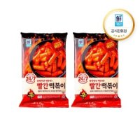 사조 24 7 중독적인 매운맛 빨간떡볶이 373g X 2