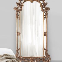 레트로 전신 거울 바로크 스타일 드레스룸 미러 1800