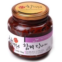 순창전통 참외장아찌 1kg 유리병