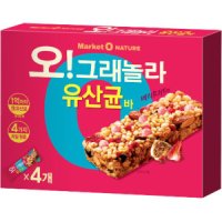 오리온 오 그래놀라 유산균바 35g 4개입 다이어트바