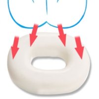 도넛 방석 임산부 회음부 치질 학생 메모리폼