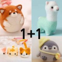 양모펠트 diy 만들기 인형 공룡 강아지 고양이 알파 -X