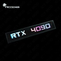 FREEZEMOD-GPU 사이드 패널 RTX3090 GTX ROG PC 장식 비디오 카드 플레이트 페이스 램프 워터 쿨러 아우라 동기화 액체 냉각 ARGB  RTX 4090  RT