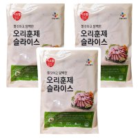 CJ 이츠웰 오리훈제 슬라이스 1kg x 3개