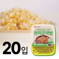 곡물발효효소첨가곤약밥 대신곤약 밥맛그대로 한끼 110Kcla 150g 20개