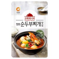 청정원 고메레시피 짬뽕 순두부 찌개 양념 140gX13개