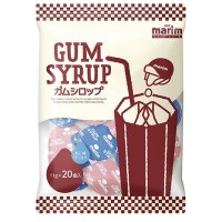 AGF marim 마림 GUM SYRUP 아이스커피 검시럽 설탕시럽 20개들이 X 3봉지  1개