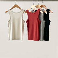 OUNCE 온스 홀터 슬리브리스 티 halter sleeveless t