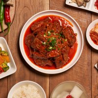 농부 미터스 동인동찜갈비 매운맛 소갈비찜 맛집 집들이 캠핑음식 밀키트1kg 1kg