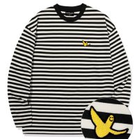 WHATITISNT ANGEL WAPPEN STRIPE LONG SLEEVE 스트라이프 롱 슬리브