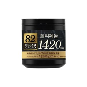 드림카카오 82% 86g