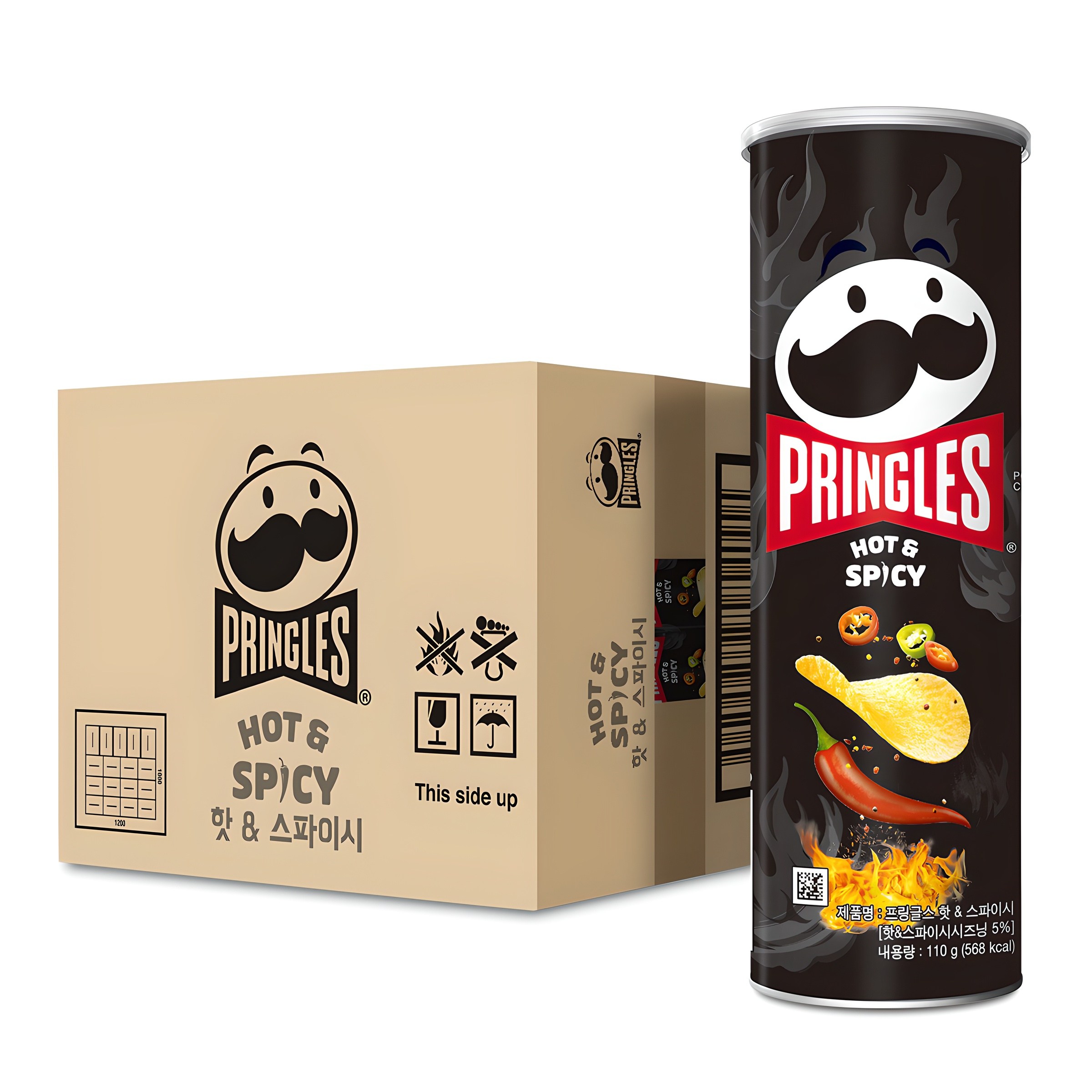 프링글스 핫 & 스파이시 제품 이미지