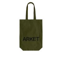 ARKET 아르켓 캔버스 토트백 다크그린 컬러 아르켓에코백