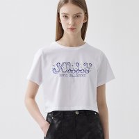 낫띵이즈베럴댄미  크롭 JOLLY CROP TEE_white