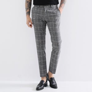 43868 스테이 체크 쿨 슬랙스