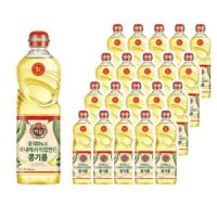 백설 식용유 콩기름 500ml x 20개