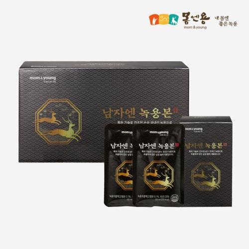 [몸엔용] 남자엔녹용본 <b>만성피로</b>에 좋은 녹용 50ml x 30포