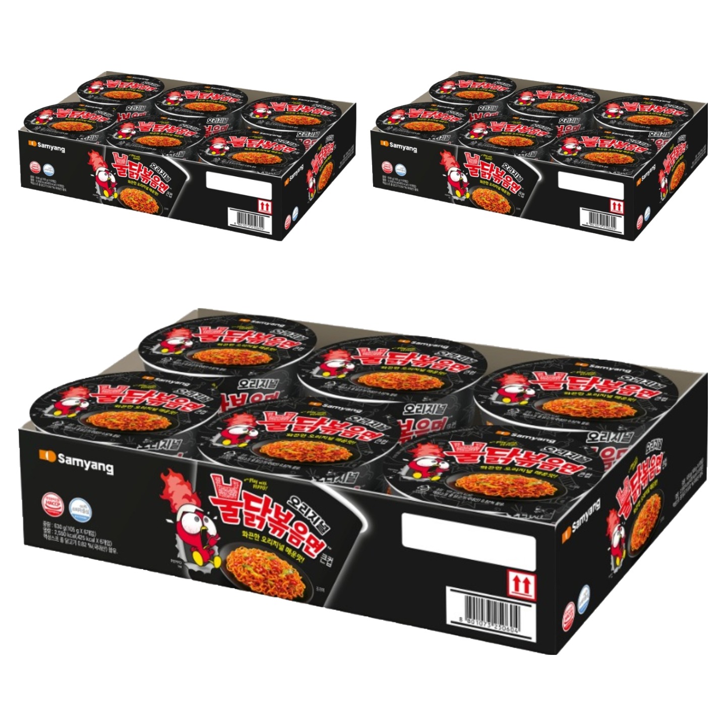 불닭볶음면 큰컵 105g 18개 (18,130원) (무료)