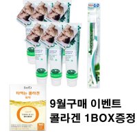 덴티스테 플러스화이트 치약 200g x 6p + 이중 미세모 칫솔 200g  1세트