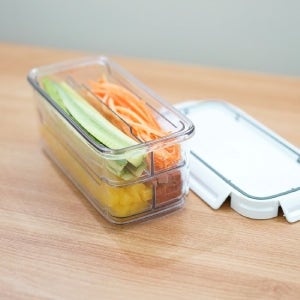 스카이락 김밥재료 보관용기 4칸 (와이드 2호 직 인케이스4칸)