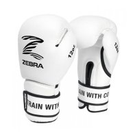 지브라 복싱 글러브 - [ZPEG01] ZEBRA Performance Training Gloves white /권투 킥복싱 무에타이 MMA 종합격투기