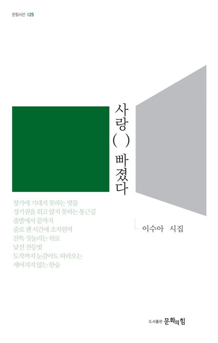 사랑( ) 빠졌다 : 이수아 시집