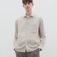 마인드브릿지 SMART 린넨라이크세미오버셔츠 Linen Like Semi Oversized Shirt MXWS3102